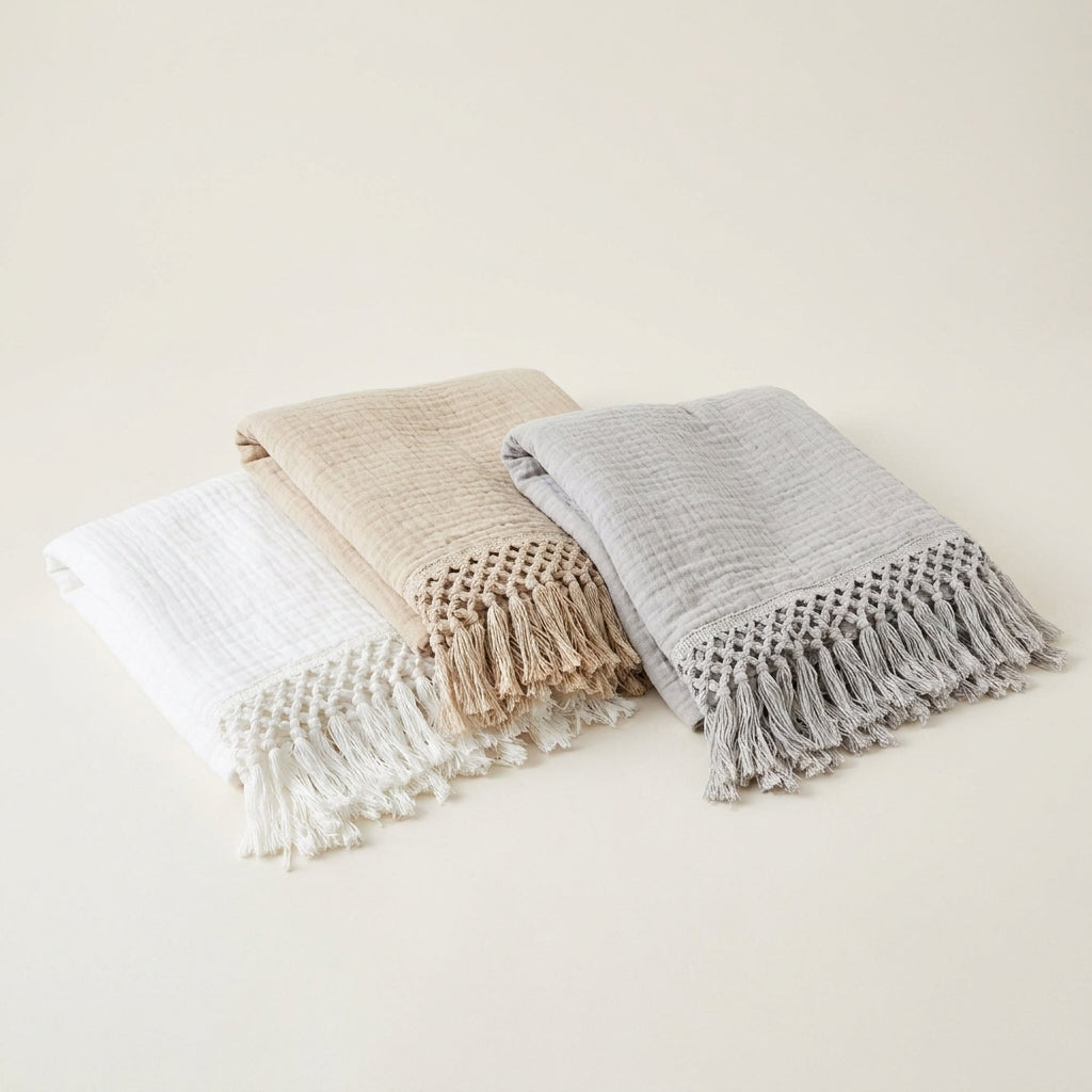 Aire Tassel Throw